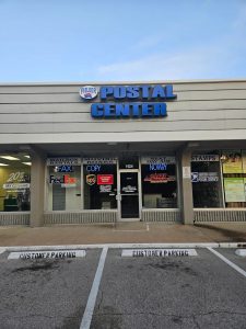 Fielder Postal Center Storefront In Arlington, Texas