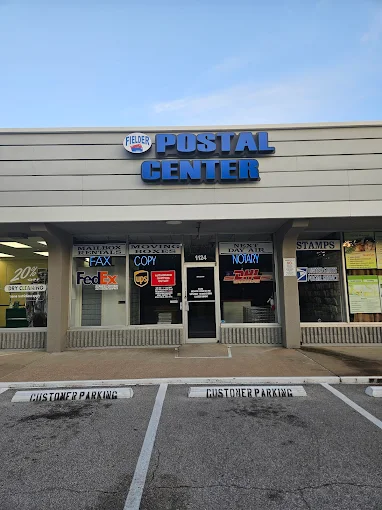 Fielder Postal Center Storefront In Arlington, Texas